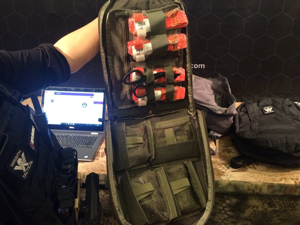 C.A.R.R. Backpack Transforms into Mobile Trauma Kit, Plate Carrier - SHOT Show 2018