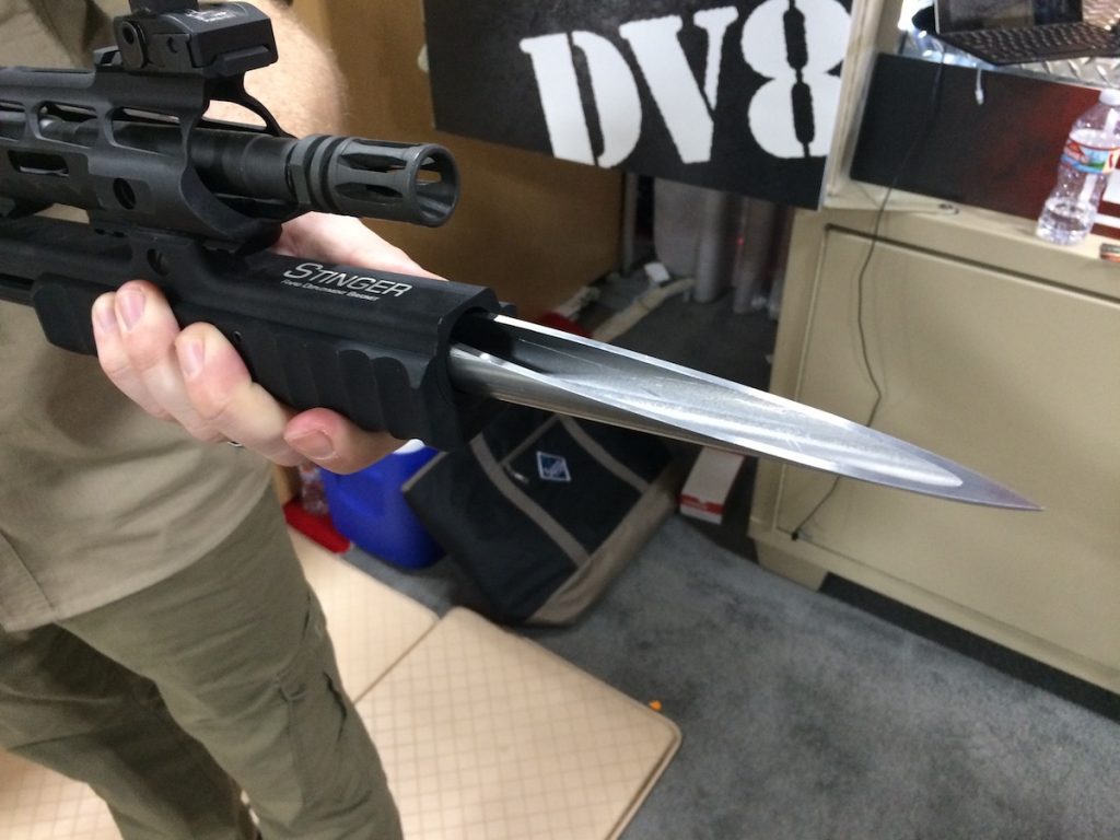Meet the Stinger! A Retractable AR Bayonet Spike - SHOT Show 2018