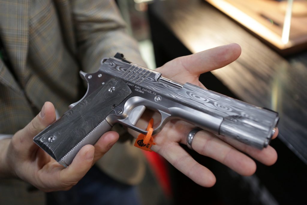 An Art Gallery in Your Hands! Cabot’s ,000 1911 - SHOT Show 2018