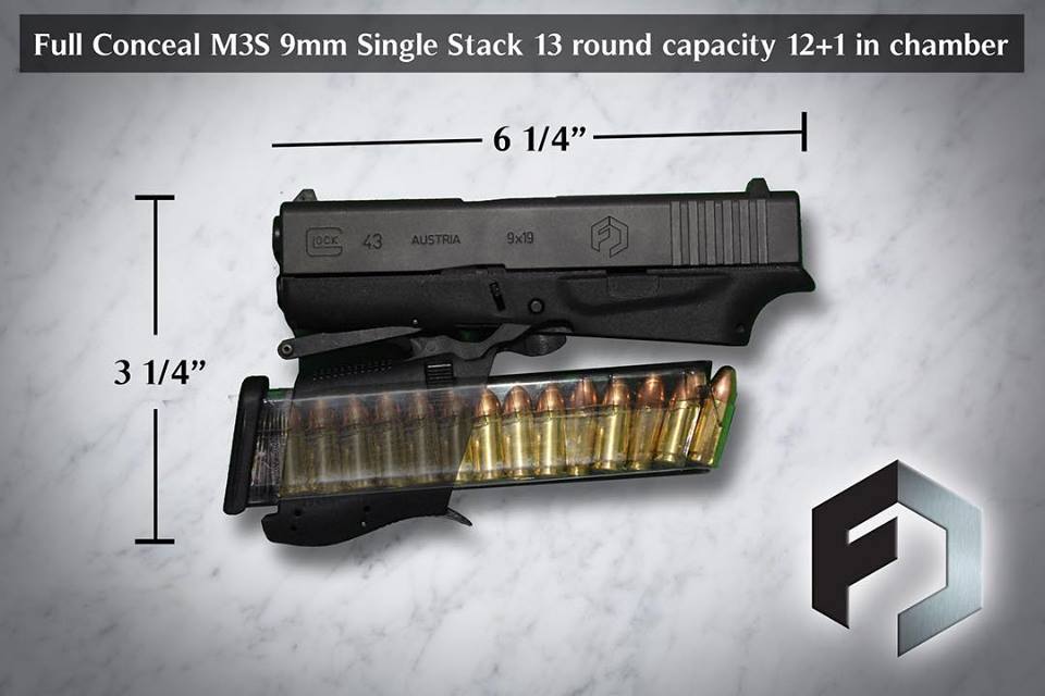 Full Conceal's 'Folding Glock' M3D Pistol w/ 33 Round Capacity! - SHOT Show 2018