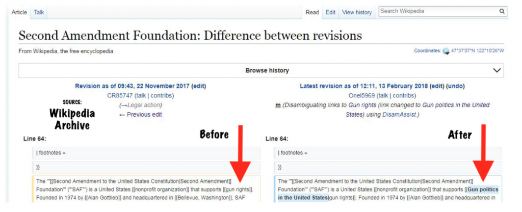 Wikipedia Censors 'Gun Rights'