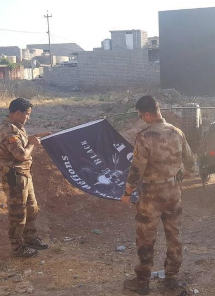 Auction Alert! Bid on Captured ISIS Banner to Raise Money for Gold Star ICTF Families