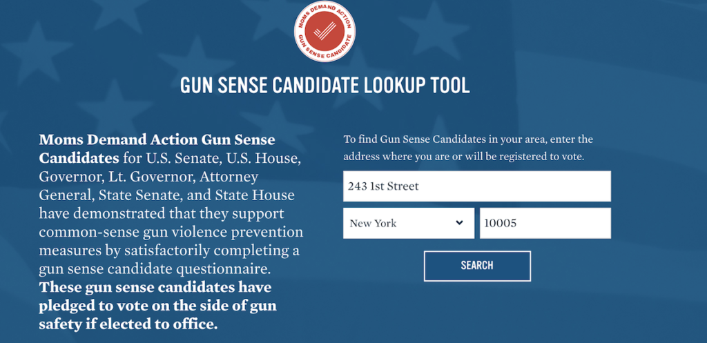 Everytown Launches 'Gun Sense Candidate' Lookup Tool