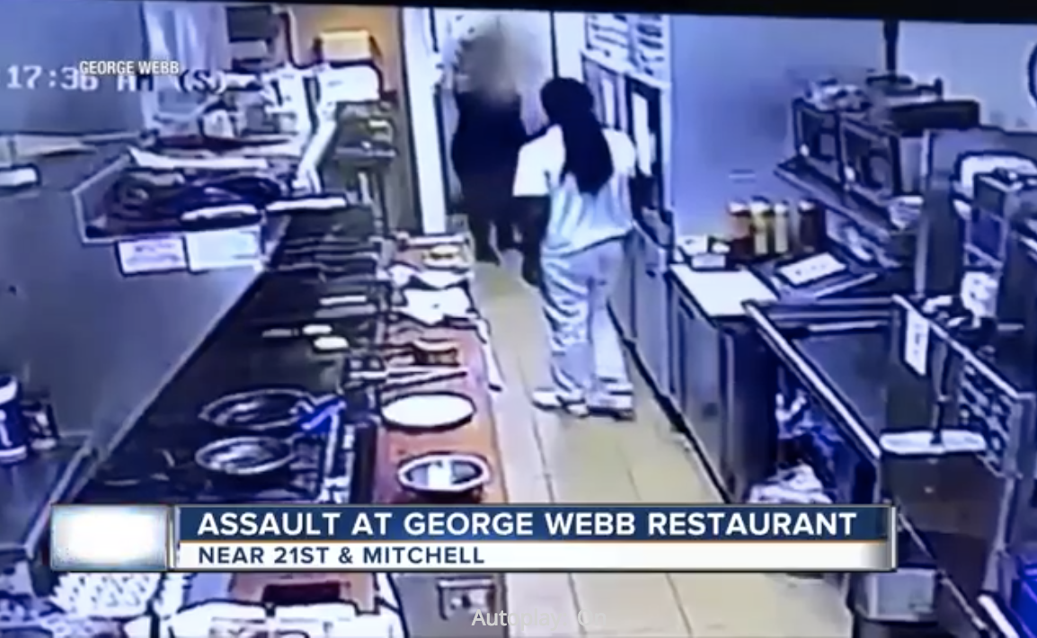 WATCH ConcealedCarrying Waitress Stops SuckerPunching Attacker