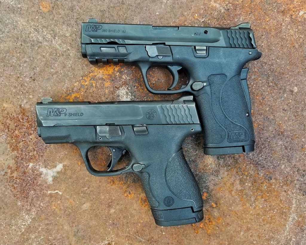 S&W Shield EZ EZiest Shooting Centerfire Pistol on the