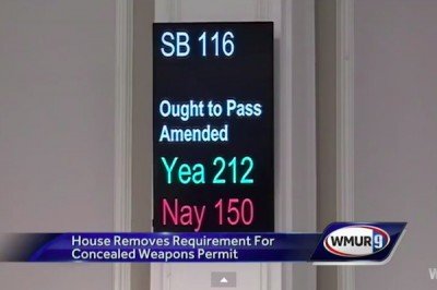 New Hampshire Governor Will Veto Permitless Concealed Carry Bill