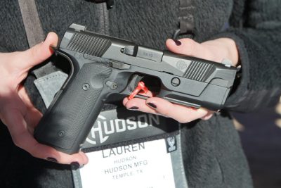 Clay Shoots the Hudson H9 1911/Glock Hybrid - First Impressions – SHOT Show 2017