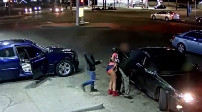 Underwear Gun Drawn in Detroit Gas Station Shooting