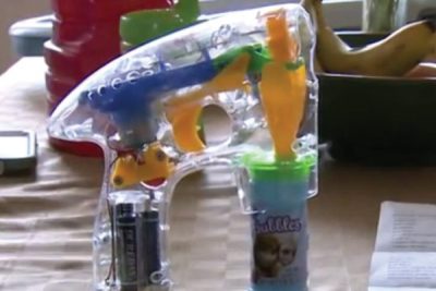 Five-Year-Old Suspended from School for Plastic, Princess Bubble Gun