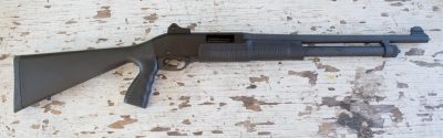 The Stevens 320 Pump-action shotgun. This one is chambered in 20-gauge.