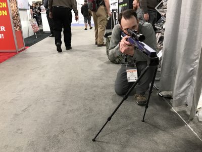 Swagger Bipod with Crazy Leg Technology - SHOT Show 2017
