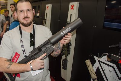 X Products Can Cannon Launcher Upper for .308 ARs – SHOT Show 2017