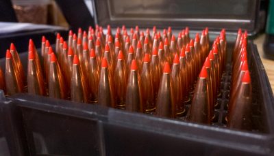 If you package your reloads in a good plastic box, you can use that to make a last minute scan to check for consistent overall length and other things.