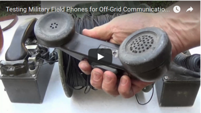 Prepping 101: Testing Military Field Telephones for Off-Grid Communications