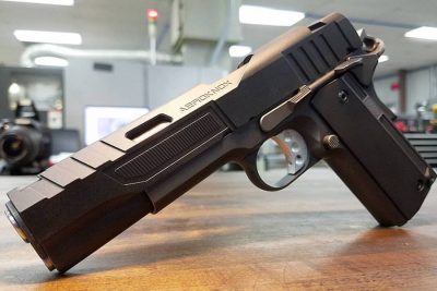 Aeroknox Showing Off Futuristic 1911 Slides and Grips