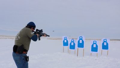 Jerry Miculek's AR-15 V-Drill: A Close Range Rifle Hose Fest