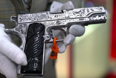 An Art Gallery in Your Hands! Cabot’s $99,000 1911 - SHOT Show 2018