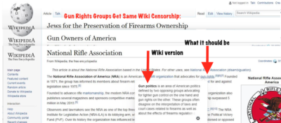 Wikipedia Censors 'Gun Rights'