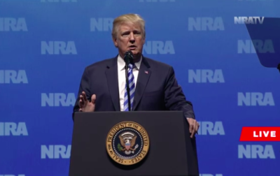 Trump at NRAAM 2018: Time to Ban All Trucks and Vans!