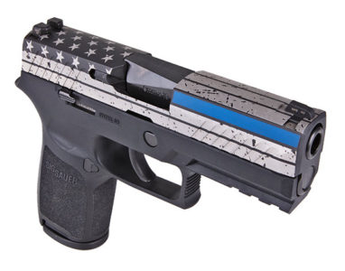 SIG Releases Special Edition 'Thin Blue Line' P320 Carry Pistol for LEOs