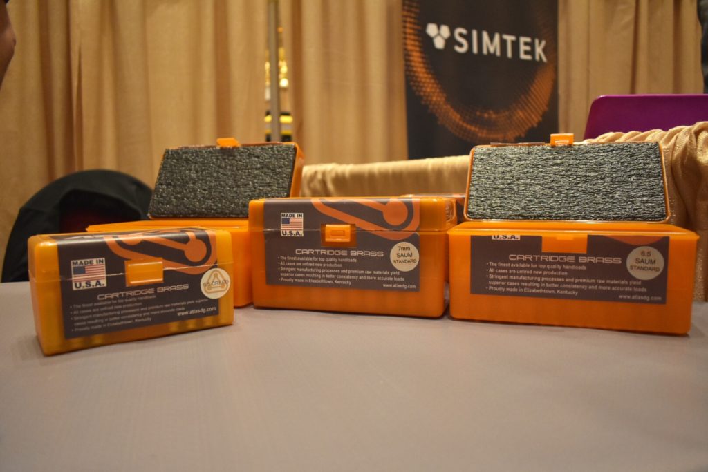 ADG Produces Factory Brass for Common Wildcat Cartridges Including 6.5 SAUM, 338 Edge, and More - SHOT Show 2019 ADG Produces Factory Brass for Common Wildcat Cartridges Including 6.5 SAUM, 338 Edge, and More - SHOT Show 2019