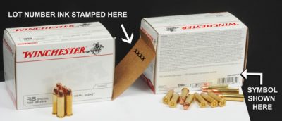 Winchester Recalling Three Lots of .38 Special Ammo