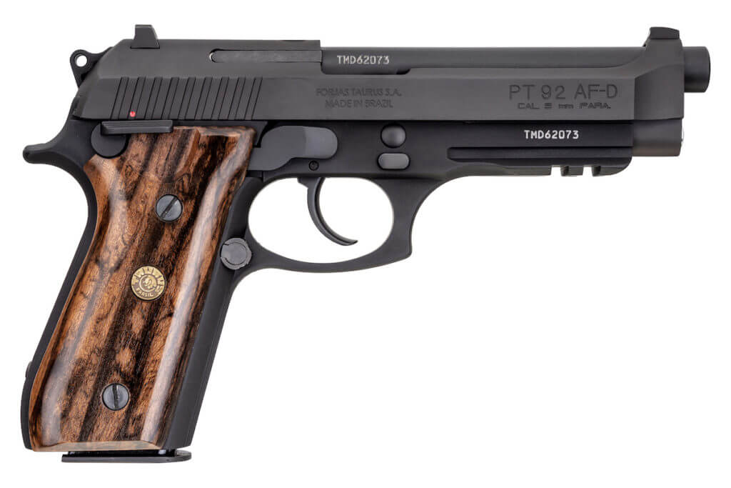 Taurus Introduces the Classic PT 92 with Distinctive Walnut Grips Taurus Introduces the Classic PT 92 with Distinctive Walnut Grips