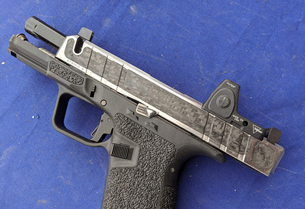 Make Your Glock 19 Weigh Less than the Glock 48 with the Carbon-Fiber Atomic 6 – SHOT Show 2020 Make Your Glock 19 Weigh Less than the Glock 48 with the Carbon-Fiber Atomic 6 – SHOT Show 2020