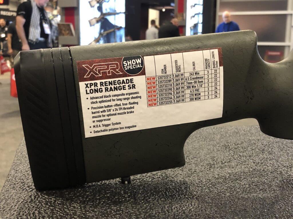 Winchester's Renegade Long Range SR - SHOT Show 2020 Winchester's Renegade Long Range SR - SHOT Show 2020