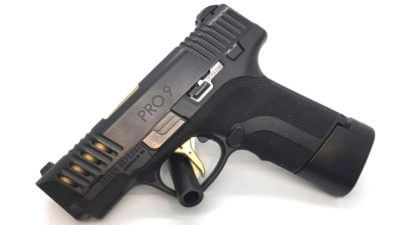 New Honor Defense Pro9 with Gold Accents and Two-Piece Trigger