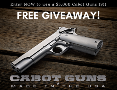 Last Chance for Free Giveaway: Win a Cabot ICON 1911 ($5,000 Pistol!)