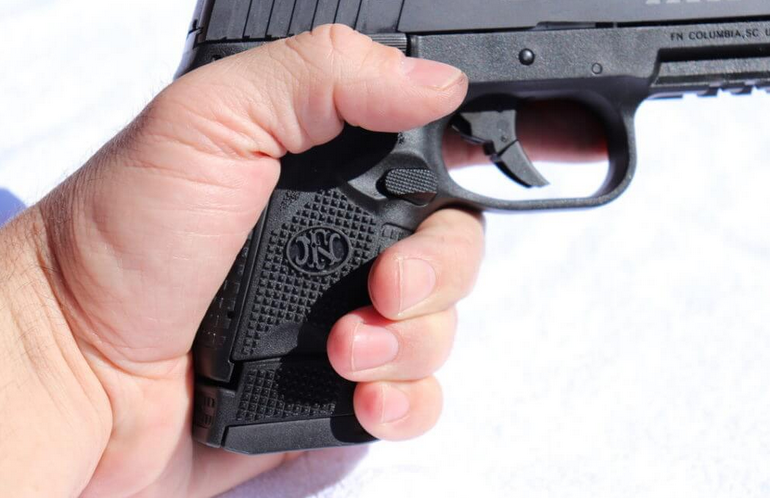 FN 509 MRD in hand