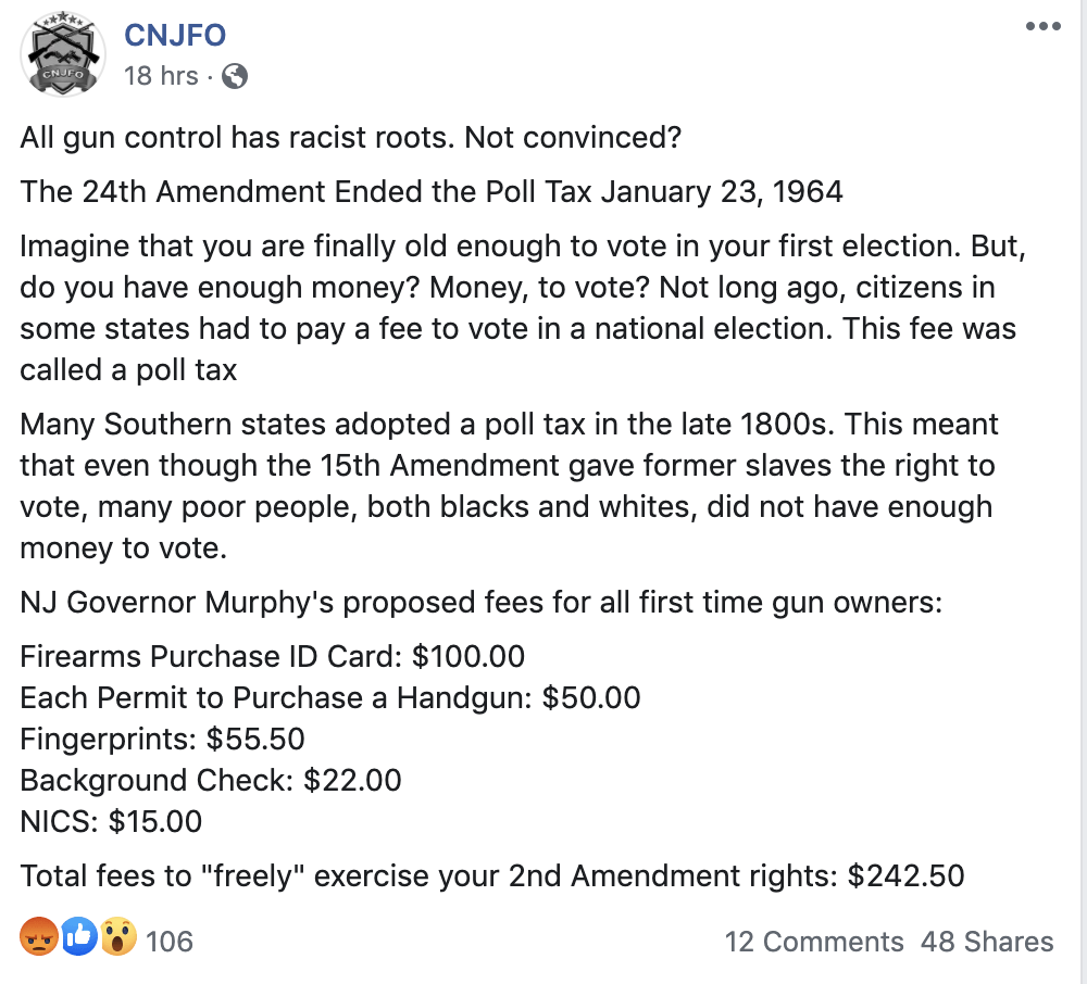 NJ Governor Looking to Tax 2A Out of Existence NJ Governor Looking to Tax 2A Out of Existence