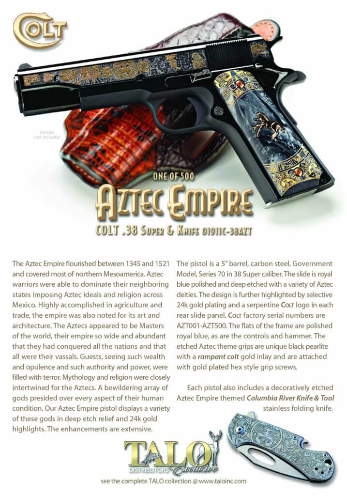 Colt and Talo Team Up on the Aztec Empire 1911 Limited Edition