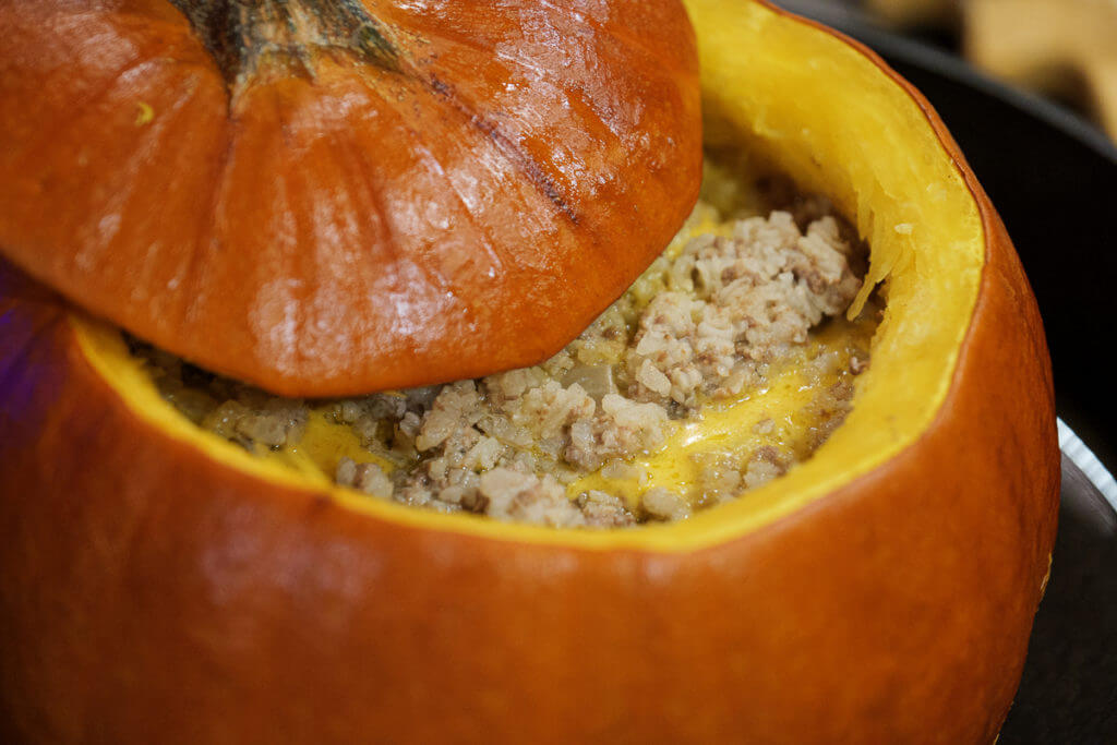 Simple Gourmet: Game-Stuffed Pumpkin Simple Gourmet: Game-Stuffed Pumpkin
