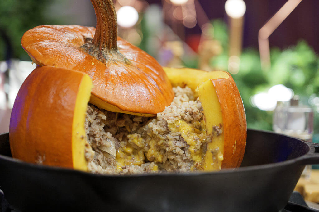 Simple Gourmet: Game-Stuffed Pumpkin Simple Gourmet: Game-Stuffed Pumpkin