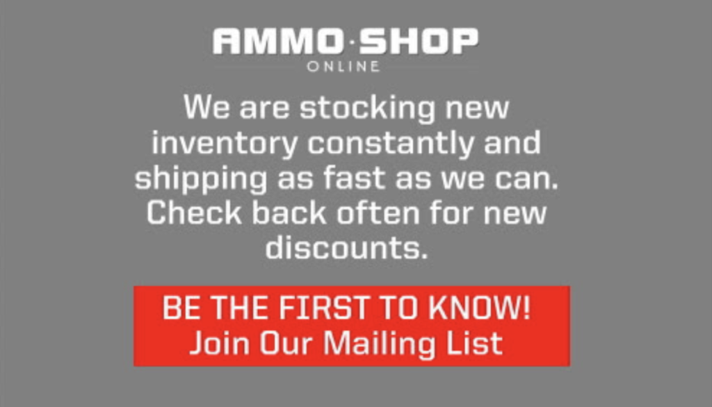 AmmoShopOnline Has Ammo In Stock!  Buy Now!