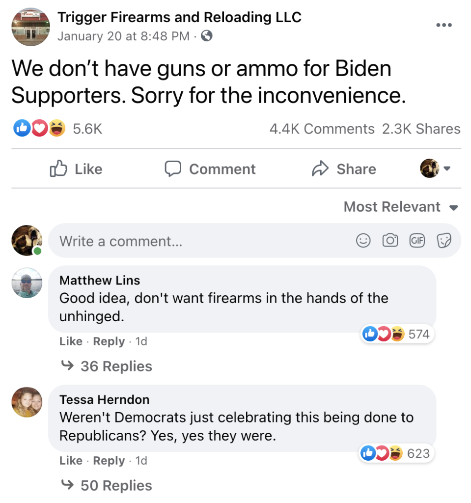 Michigan Ammunition Company Refuses to Sell to Biden Voters