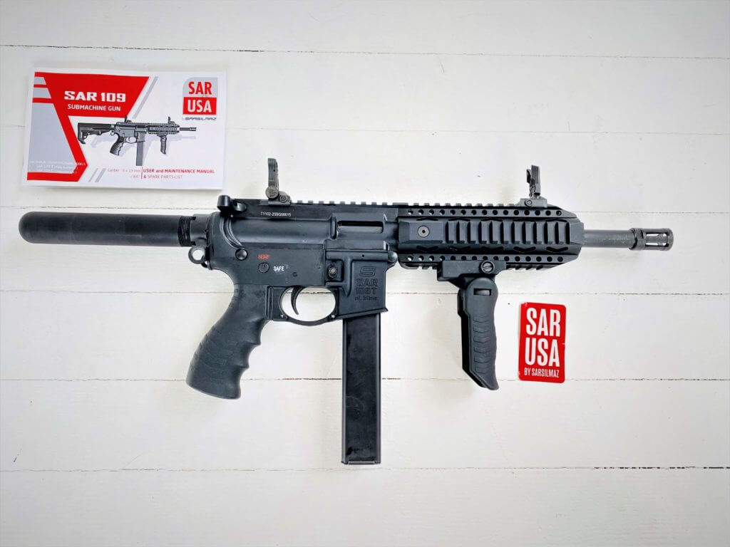 Tested and Tricked Out:  The SAR 109T 9MM Subgun