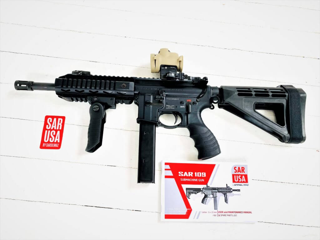 Tested and Tricked Out:  The SAR 109T 9MM Subgun