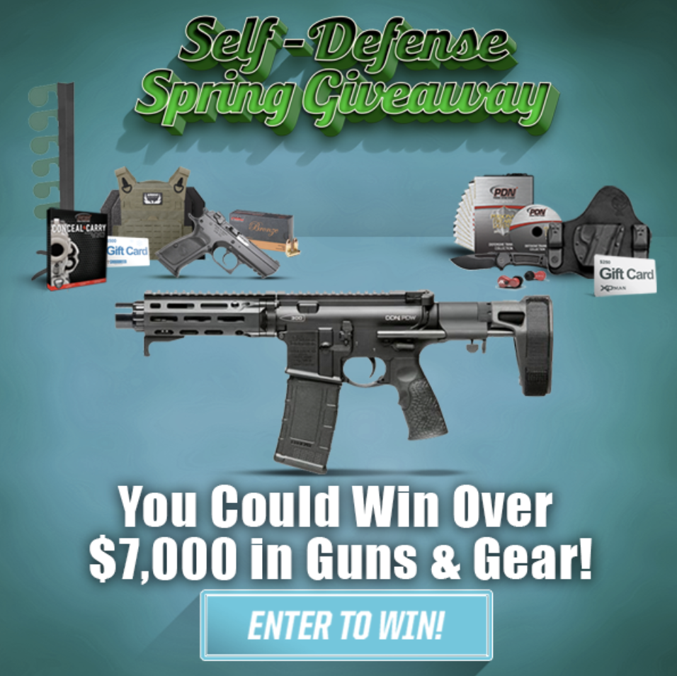 Self-Defense Spring K Guns & Gear Giveaway Starts TODAY