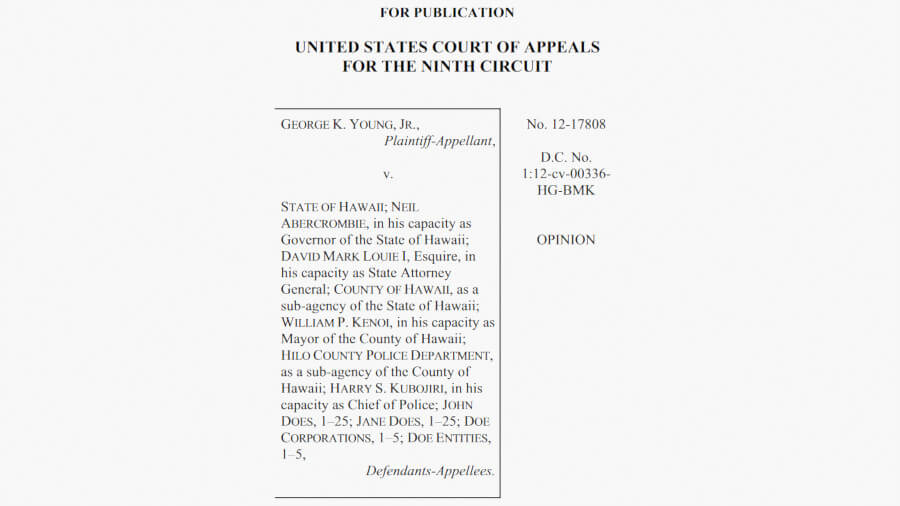 U.S. 9th Circuit Court of Appeals Upholds Prohibition on Right to Bear Arms
