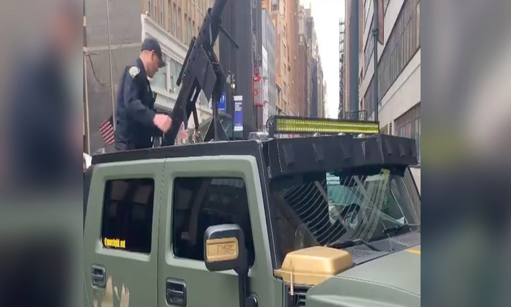 NYPD Confiscates Rapper’s Hummer-Mounted T-Shirt Air Gun
