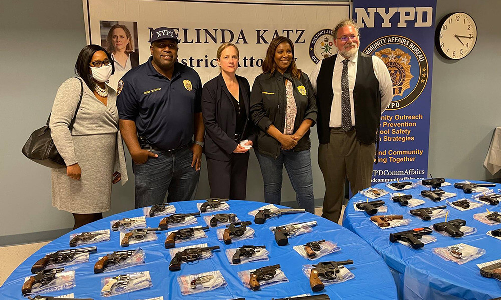 New York AG Letitia James Brags About 'Buying Back' Old Revolvers and Bolt-Action Rifles