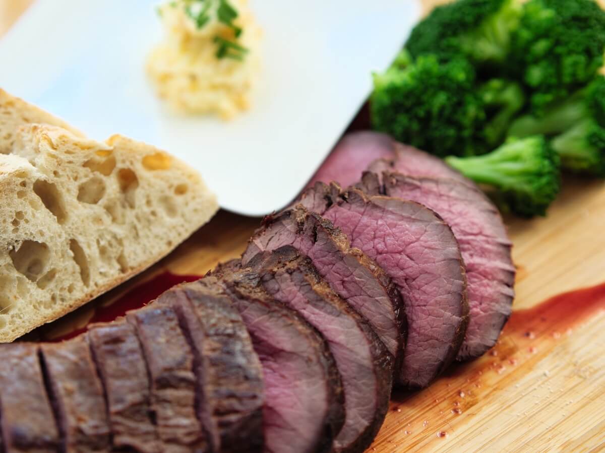 Simple Gourmet Perfect Wild Game Steak with Garlic Butter Gun