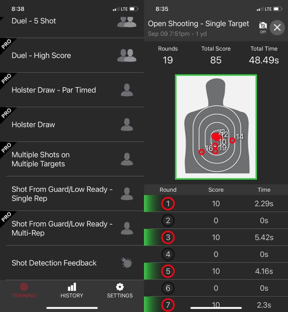 Mantis Laser Academy: Dry Fire Practice with Accuracy Measurement