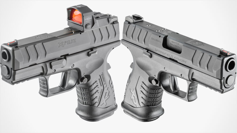 The New XD-M Elite 3.8 Compact OSP, Chambered for 10mm Auto Carries 11+1 or 15+1! The New XD-M Elite 3.8 Compact OSP, Chambered for 10mm Auto Carries 11+1 or 15+1!