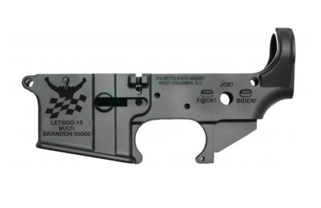 NBC Reports on ‘Let’s Go Brandon’ Meme Appearing on Gun Parts, Accessories NBC Reports on ‘Let’s Go Brandon’ Meme Appearing on Gun Parts, Accessories