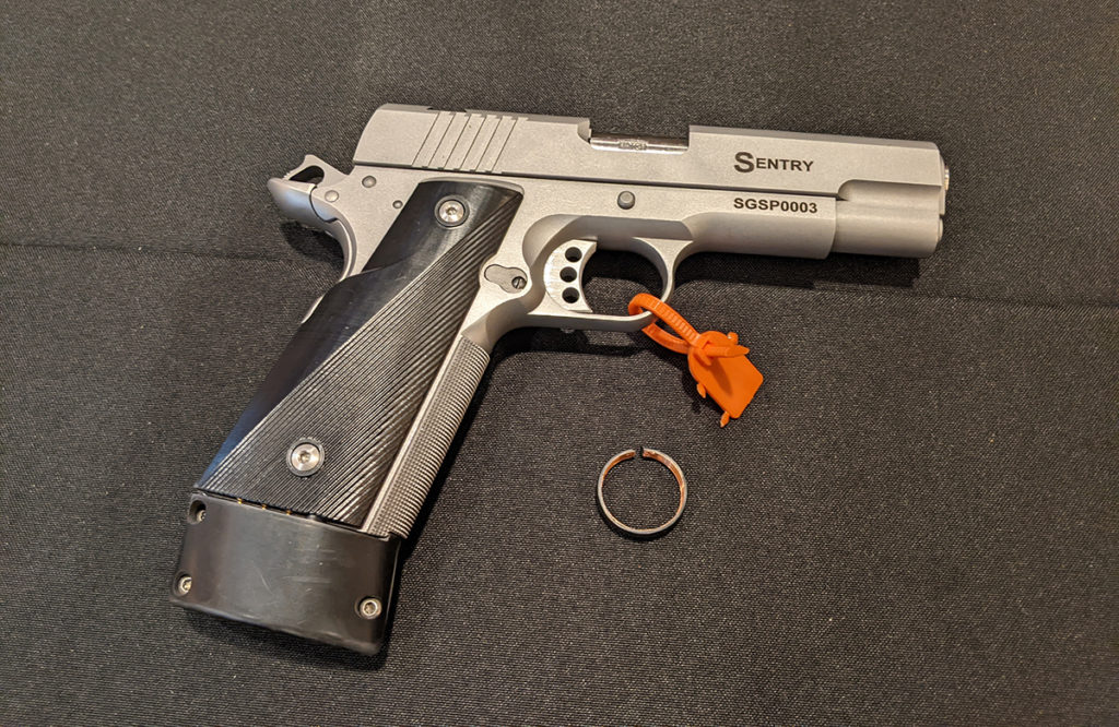 SmartGunz 1911 Sentry Being Field-Tested by LEOs, Will Be Available to Consumers in April – SHOT Show 2022