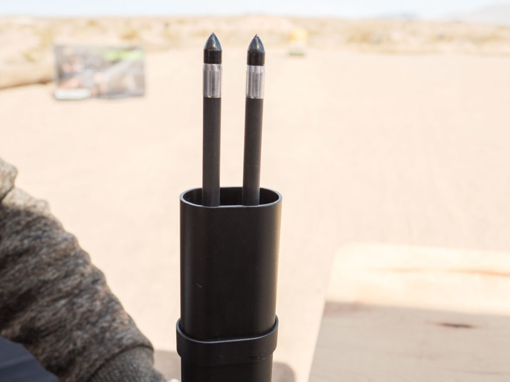 A Double-Barreled Arrow Gun: Umarex's AirSaber Elite X2 -- SHOT Show 2022 A Double-Barreled Arrow Gun: Umarex's AirSaber Elite X2 -- SHOT Show 2022